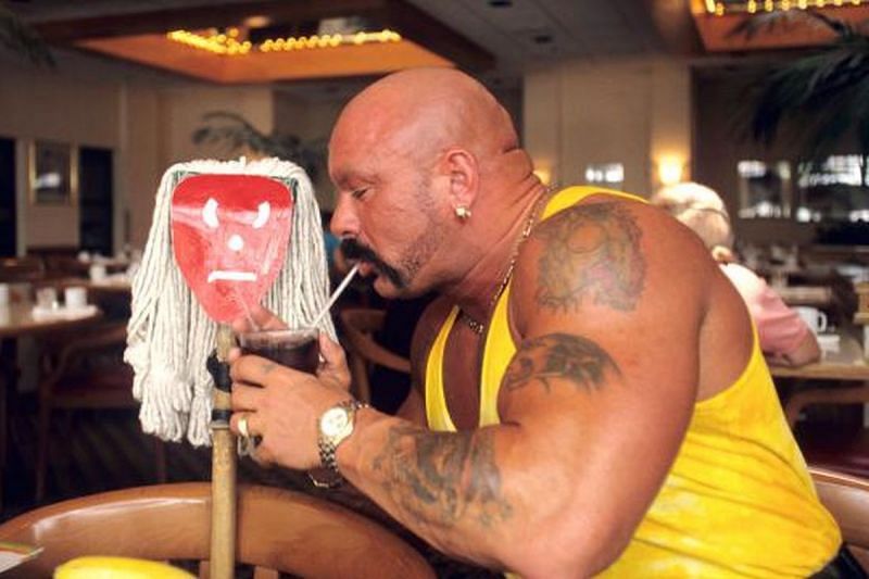 Saturn was reportedly given the Moppy gimmick as a punishment for his attack.